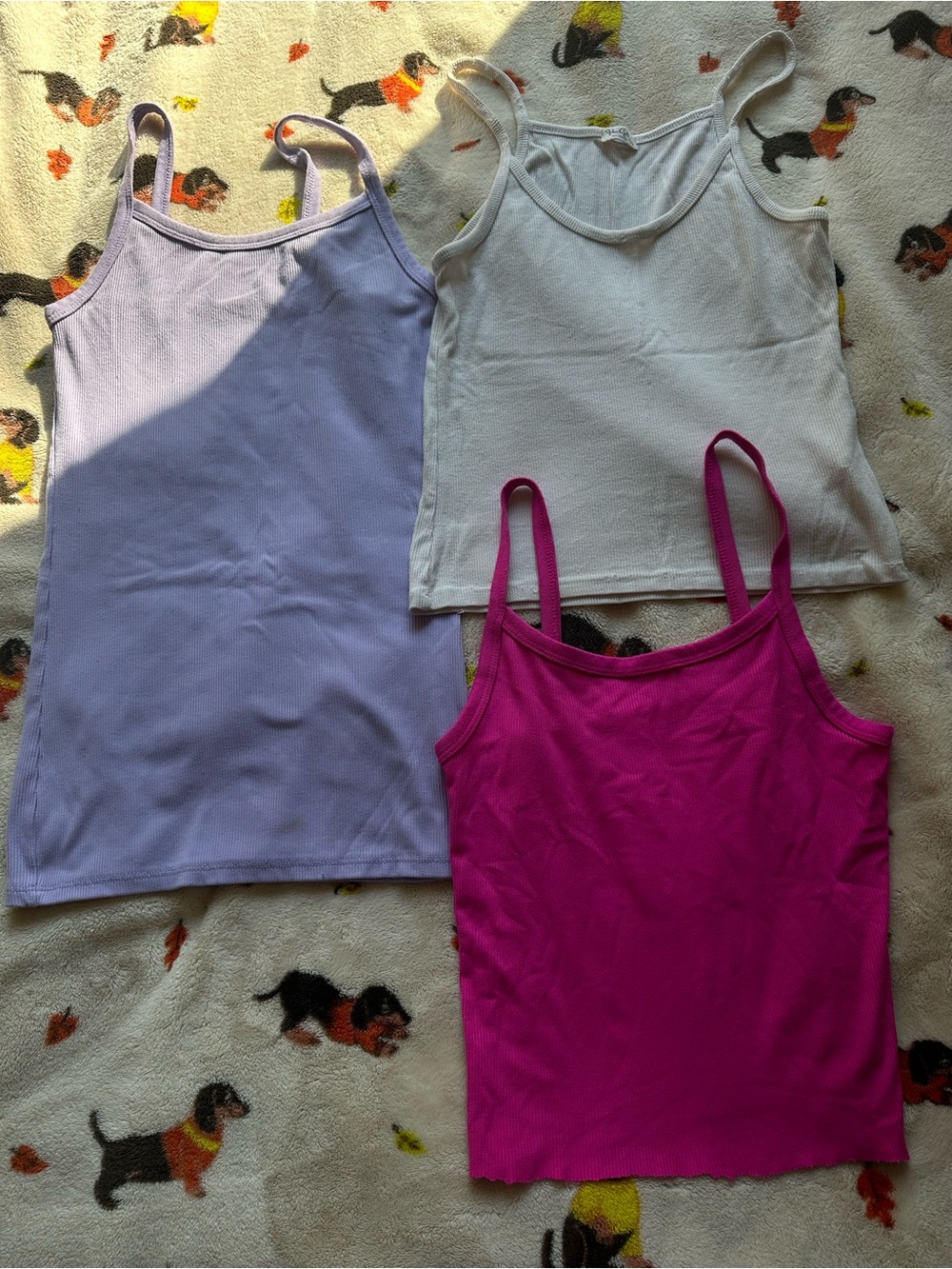 3 tank tops size xs